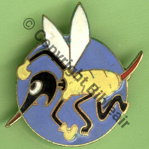 A0762 EALA 12.72 BONE Jaune  AUGIS SM Bol fenetre pastille A.AUGIS LYON Dos lisse irreg Src.Y.GENTY 450Eur05.18 